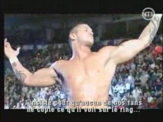 wwe raw randy orton ne faite pas ca chez vous