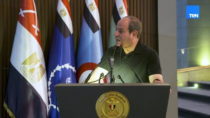 "الحمد لله، نسير بخطى ثابتة رغم الاضطرابات في المنطقة.. رسائل طمأنة من الرئيس إلى الشعب المصري."
