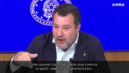 Salvini: "Utilizzo militare del ponte sullo Stretto? E' costruito per tutto"
