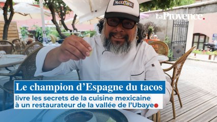 Le champion d’Espagne du tacos livre les secrets de la cuisine mexicaine à un restaurateur de la vallée de l’Ubaye