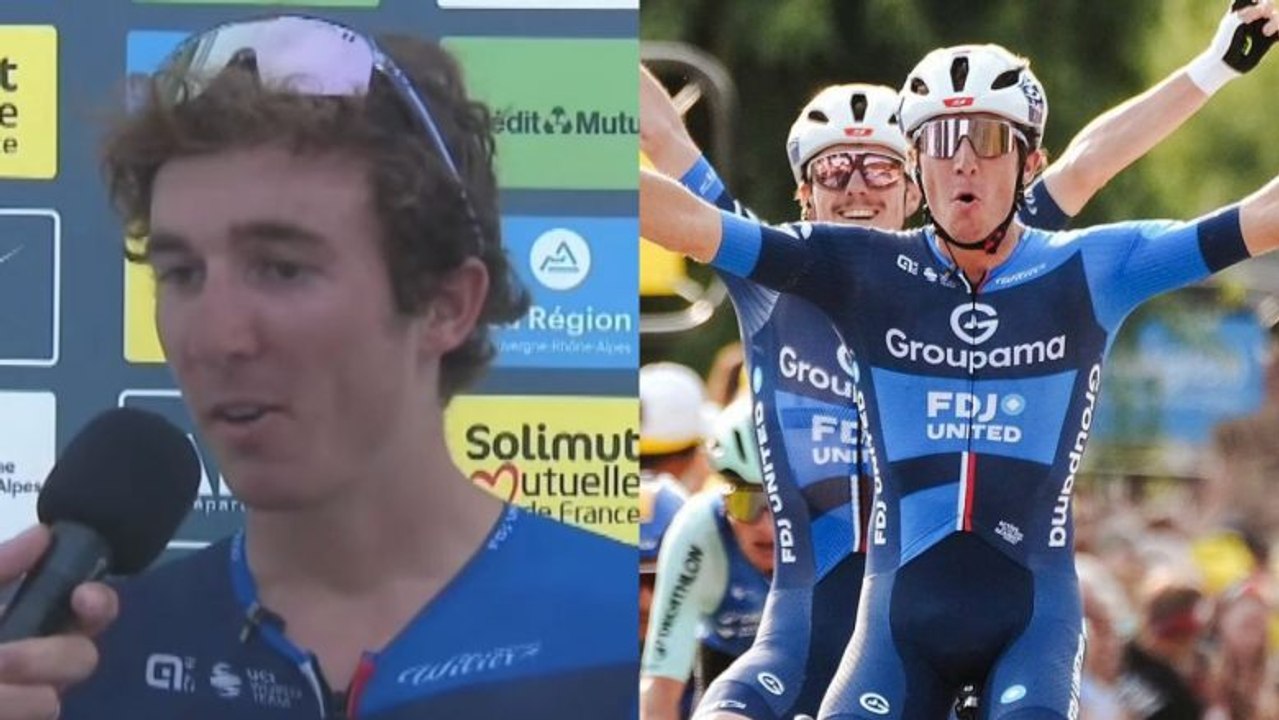 Cyclisme - Tour de l'Ain 2025 - Revivez le final de la 1ère étape, la Groupama-FDJ au top avec David Gaudu et ?