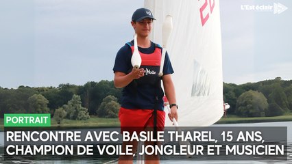À 15 ans, il est champion de voile, jongleur et musicien : nous avons rencontré Basile Tharel