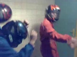 coup de casque Karting