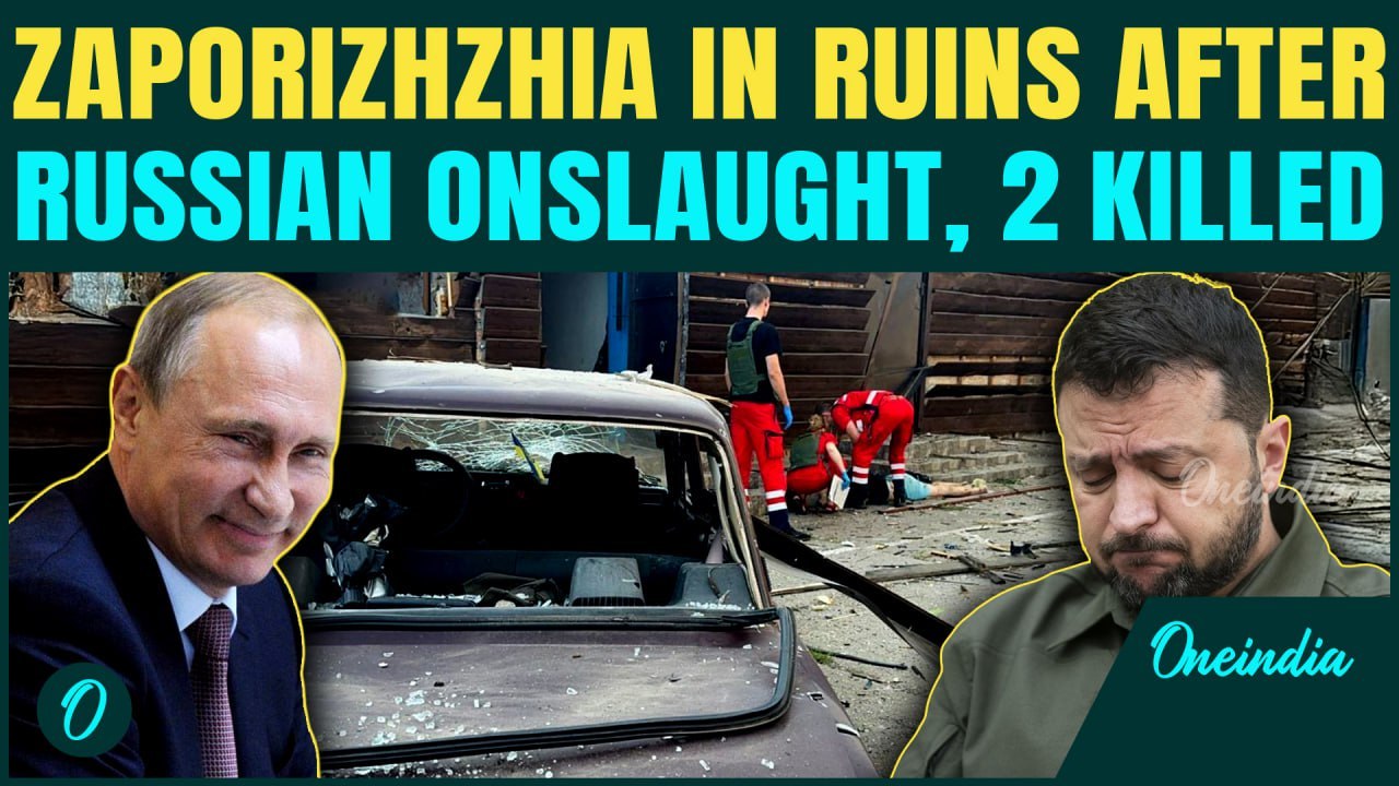 Russia Rains Missiles On Zaporizhzhia Overnight Killing 2 Civilians | 500+ Strikes Rock Ukraine