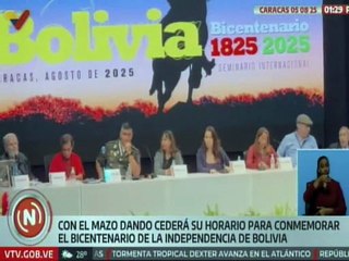 Programa Con el Mazo Dando cede espacio en conmemoración del Bicentenario de la fundación de Bolivia