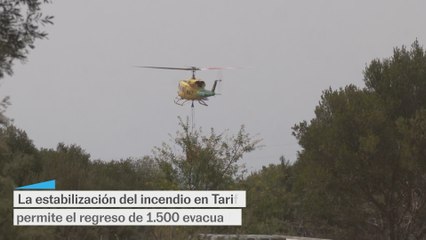 La estabilización del incendio en Tarifa permite el regreso de 1.500 evacuados