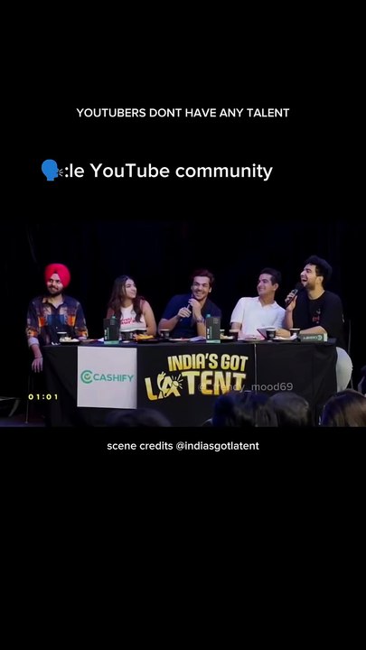 Indias got latent members only episode scene  For full video purchase members only @maisamayhoon yt just fr rs60 #india #comedy #mimicry #samayraina #indiasgotlatent #membersonly
