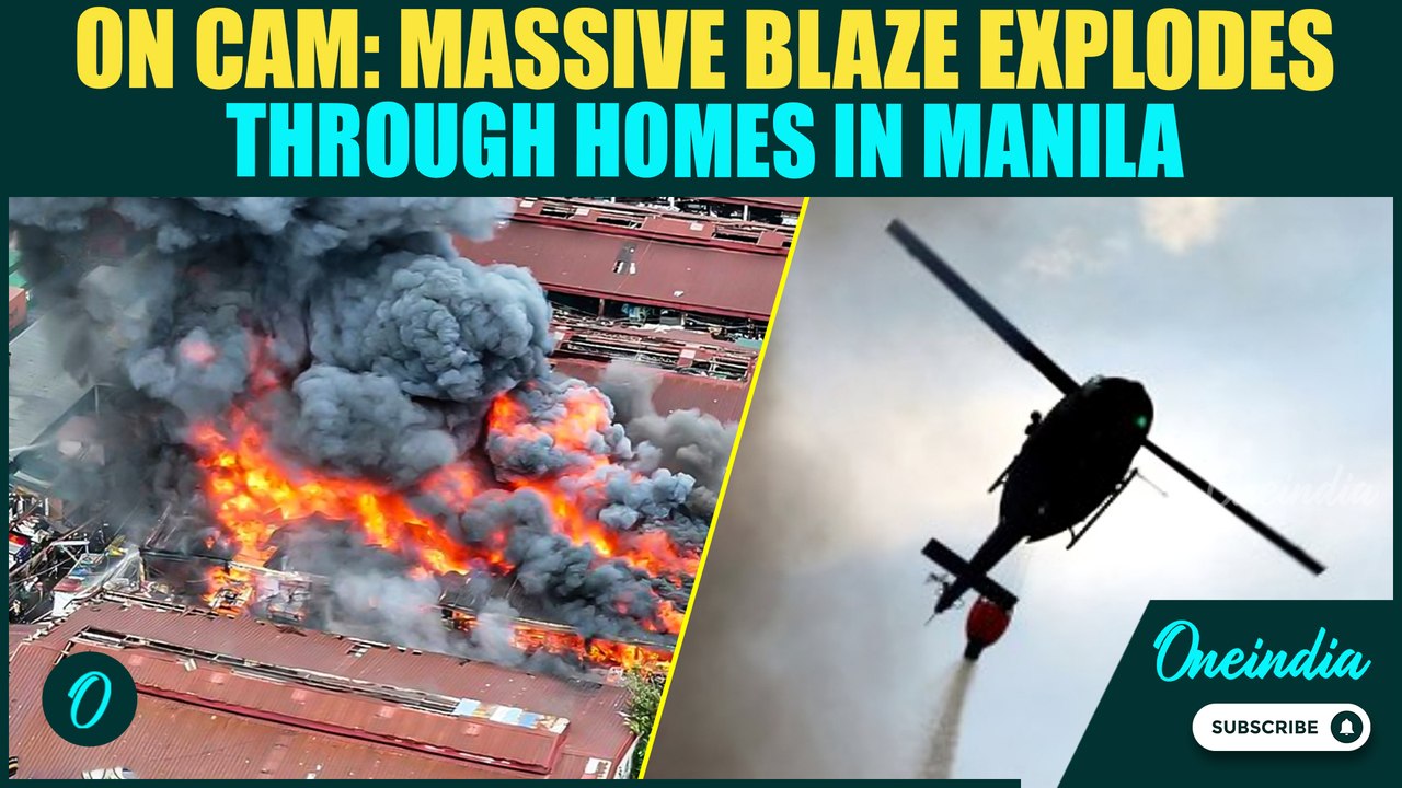 Manila Tondo Fire BREAKING: Massive Blaze Tears Through Densely Populated Area; HUGE EXPLOSION