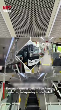 Ya está en marcha la nueva ruta estudiantil con unidades modernas, seguras, ecológicas y con servicios especiales para proteger a las mujeres. Aunque fue diseñada pensando en estudiantes, está abierta a toda la población.