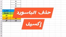 حذف الباسورد إكسيل