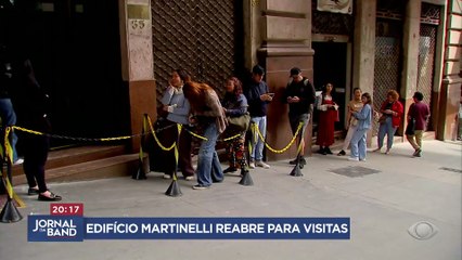 Edifício Martinelli reabre para visitas, em São Paulo