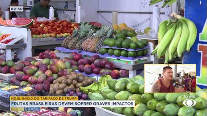 Frutas brasileiras devem sofrer impactos com o tarifaço