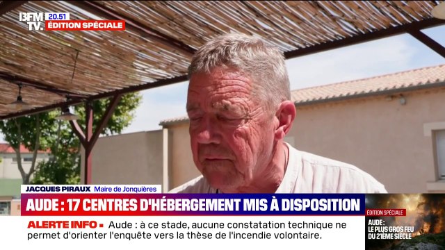 Incendie dans l'Aude: des centaines de personnes ont dû quitter leur domicile et ont été hébergées dans les villages voisins