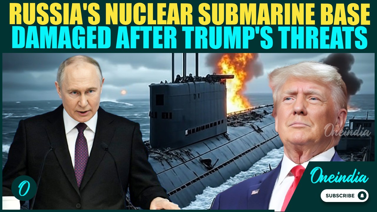 WW3 BREWING: Putin SILENT As Russia’s Nuclear Base DAMAGED Amid Trump's Nuclear Submarine Threats