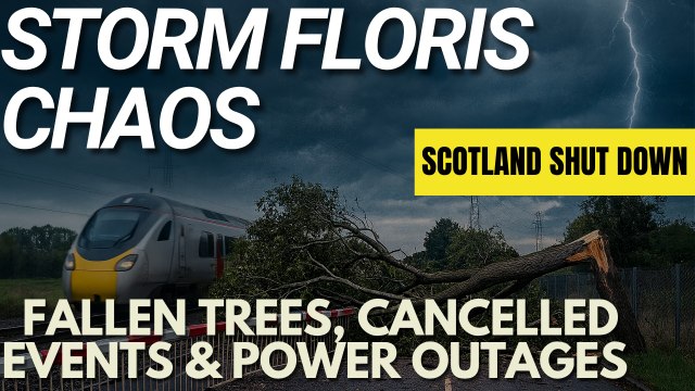 Bridges Shut and Trains Halted as Storm Floris Wreaks Havoc in Scotland