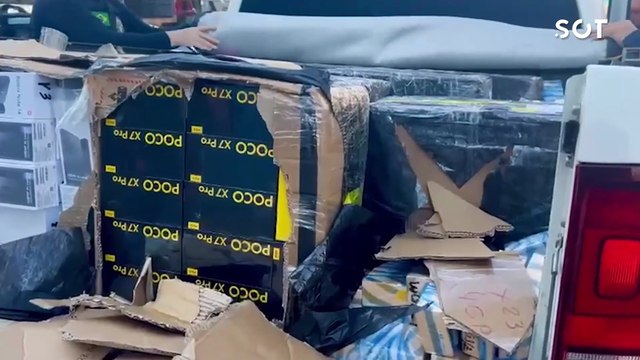 Celulares escondidos em casa e carros: Receita e forças policiais apreendem R$ 1,5 milhão em São Miguel do Iguaçu