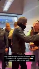 Juanes hizo un show gratuito en el subte de Buenos Aires