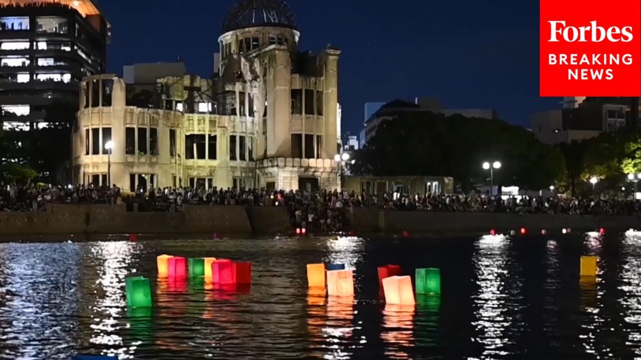 Thousands Gather In Hiroshima For Lantern Ceremony To Mark 80th Anniversary Of U.S. Atomic Bombing