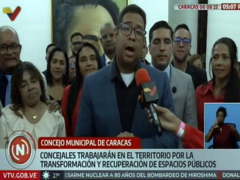 Concejales de Caracas trabajarán por la territorialidad en la recuperación de los espacios públicos
