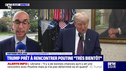 Guerre en Ukraine: Donald Trump se dit prêt à rencontrer Vladimir Poutine "très bientôt"