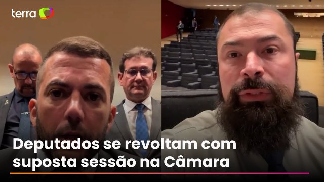 Em tom de revolta, deputados bolsonaristas afirmam que Motta organizava sessão apesar de obstrução