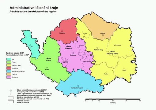 Map of Karlovy Vary Region. Peta Daerah Karlovy Vary. Karlovy Vary Region Map. Map of Karlovy Vary. Region of Karlovy Vary Map. Mapa Karlovarského kraje. Mapa da região de Karlovy Vary. Carte de la région de Karlovy Vary. Mapa de la región de Karlovy Vary