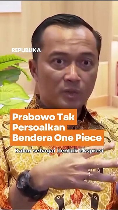 Presiden Prabowo tak Persoalkan Bendera One Piece