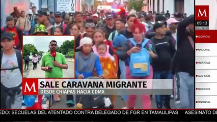 Nueva caravana en Chiapas conformada por extranjeros de 12 países