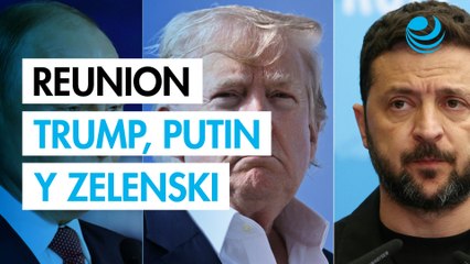 Casa Blanca no descarta reunión entre Trump, Putin y Zelenski