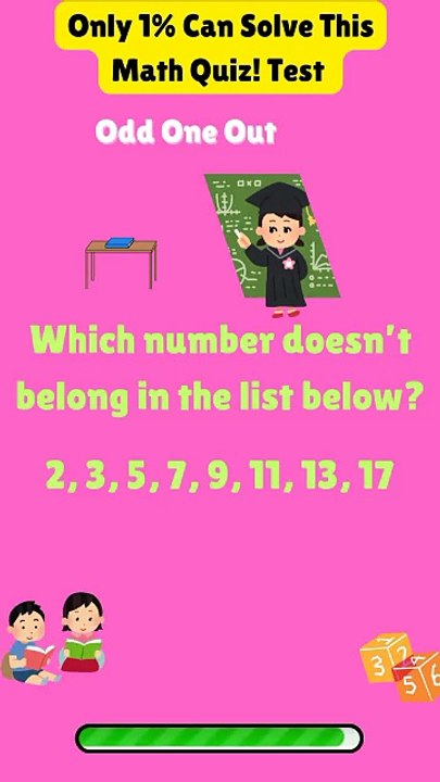 Find the odd emoji out 90% Fail to find the answer #Only 1% Can Solve This Ultimate Math Quiz!Odd One Out