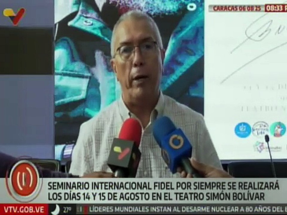 Seminario Internacional "Fidel por Siempre" relatará la vida y obra del líder revolucionario