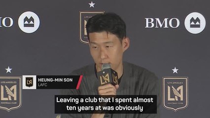 Leaving Spurs was 'very emotional' - Son
