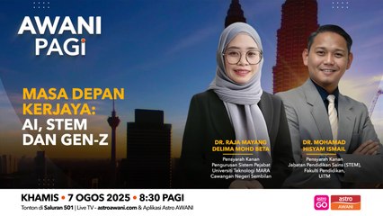AWANI Pagi: Masa depan kerjaya | AI, STEM dan Gen-Z
