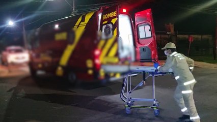 Dois homens ficam feridos após colisão entre motos no Bairro Santo Onofre