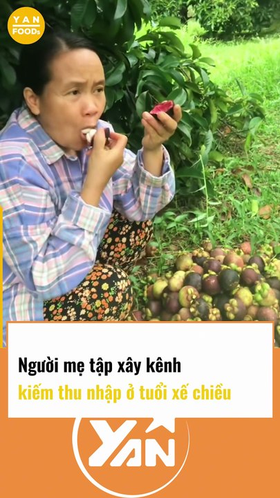 NGƯỜI MẸ TẬP XÂY KÊNH MƯU SINH TUỔI XẾ CHIỀU