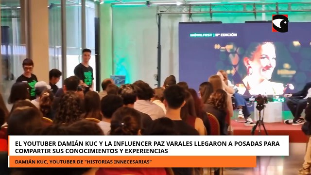 Damián Kuc y Paz Varales llegaron a Posadas para compartir sus conocimientos y experiencias