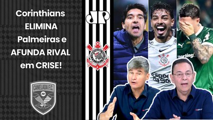"É UMA COISA DE LOUCO como o Palmeiras é ELIMINADO em casa! O Corinthians ME SURPREENDEU porque..."