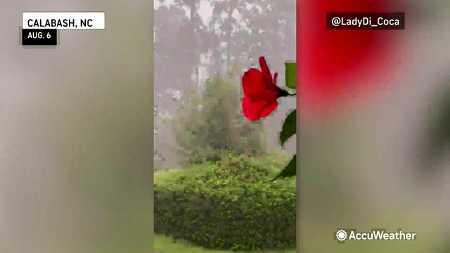 Thunder roars as storms sweep through the Southeast