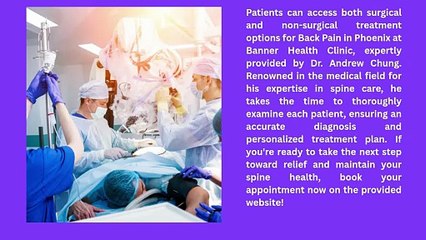 Robotic Spine Surgery Arizona