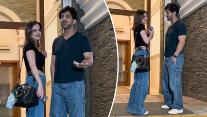 OOTD Is Black: Sussanne Khan Snapped Twinning With Bae Arslan Goni In Bandra!