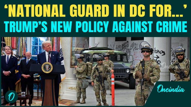 Trump To Federalize DC Police | SLAMS Crime Surge And Hints At National Guard Deployment For Safety
