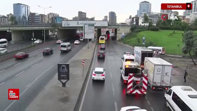 İstanbul'da sağanak yağış sabah saatlerinde de etkisini sürdürüyor
