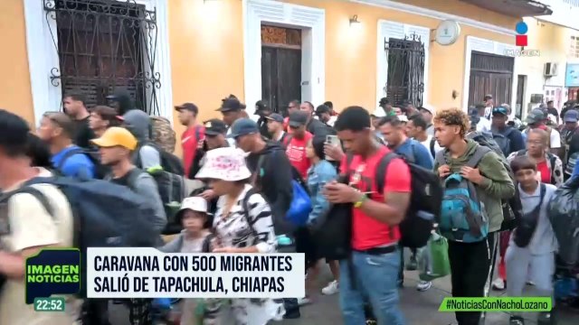 Nueva caravana migrante salió de Tapachula, Chiapas