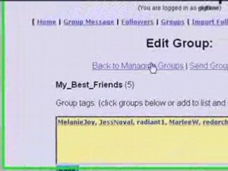Group Messaging Using Twitter