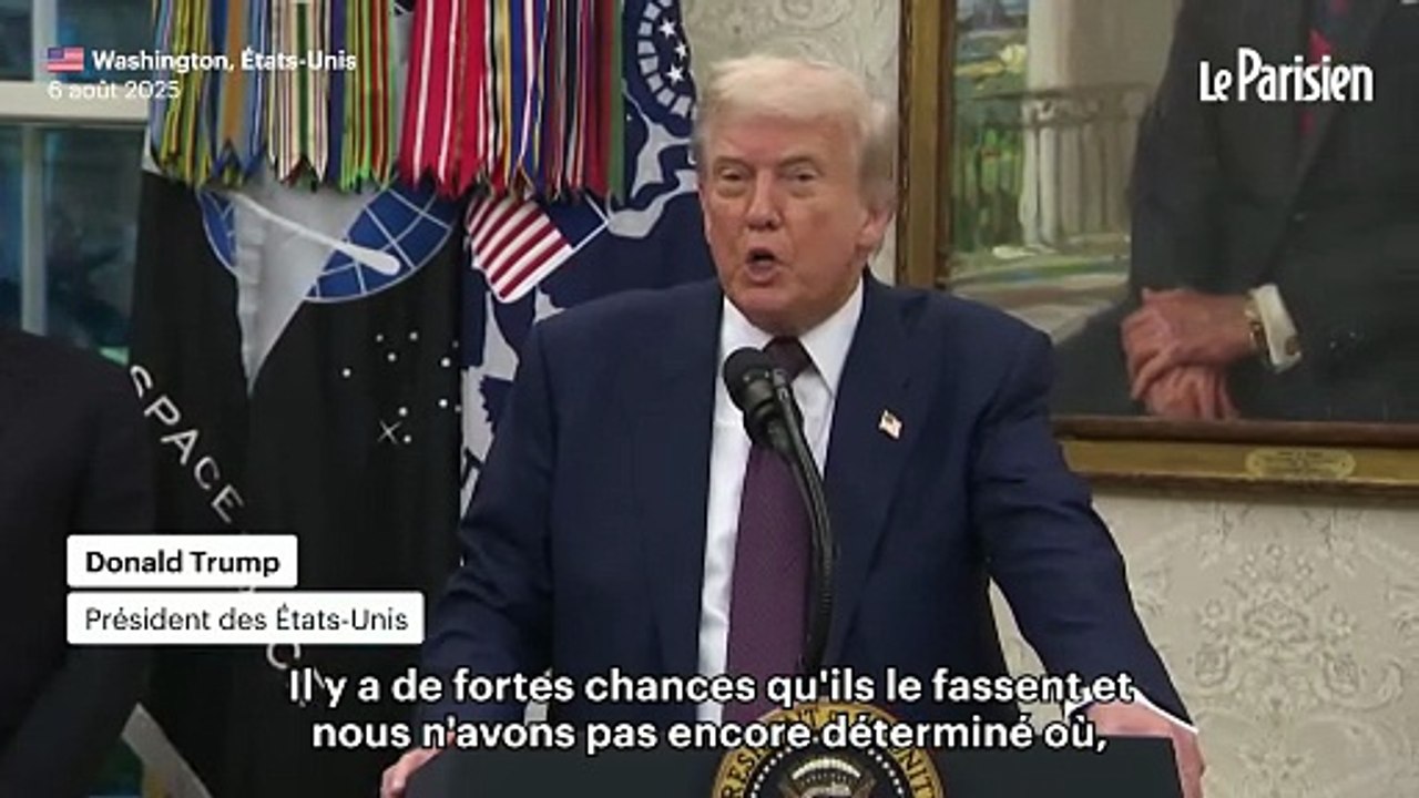 Trump juge possible une réunion avec Poutine et Zelensky « très bientôt »