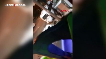 Çocukların kavgasına anneler de dahil olunca ortaya bu görüntüler çıktı