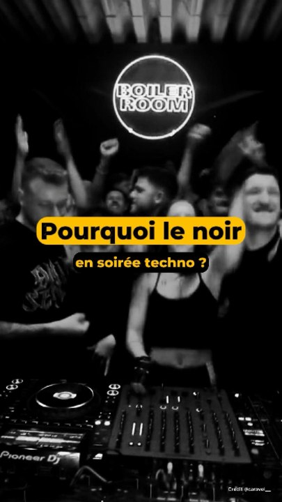 Pourquoi les gens ont tendance à s’habiller en noir en soirée techno ? Musique : SRVD - Black on Black