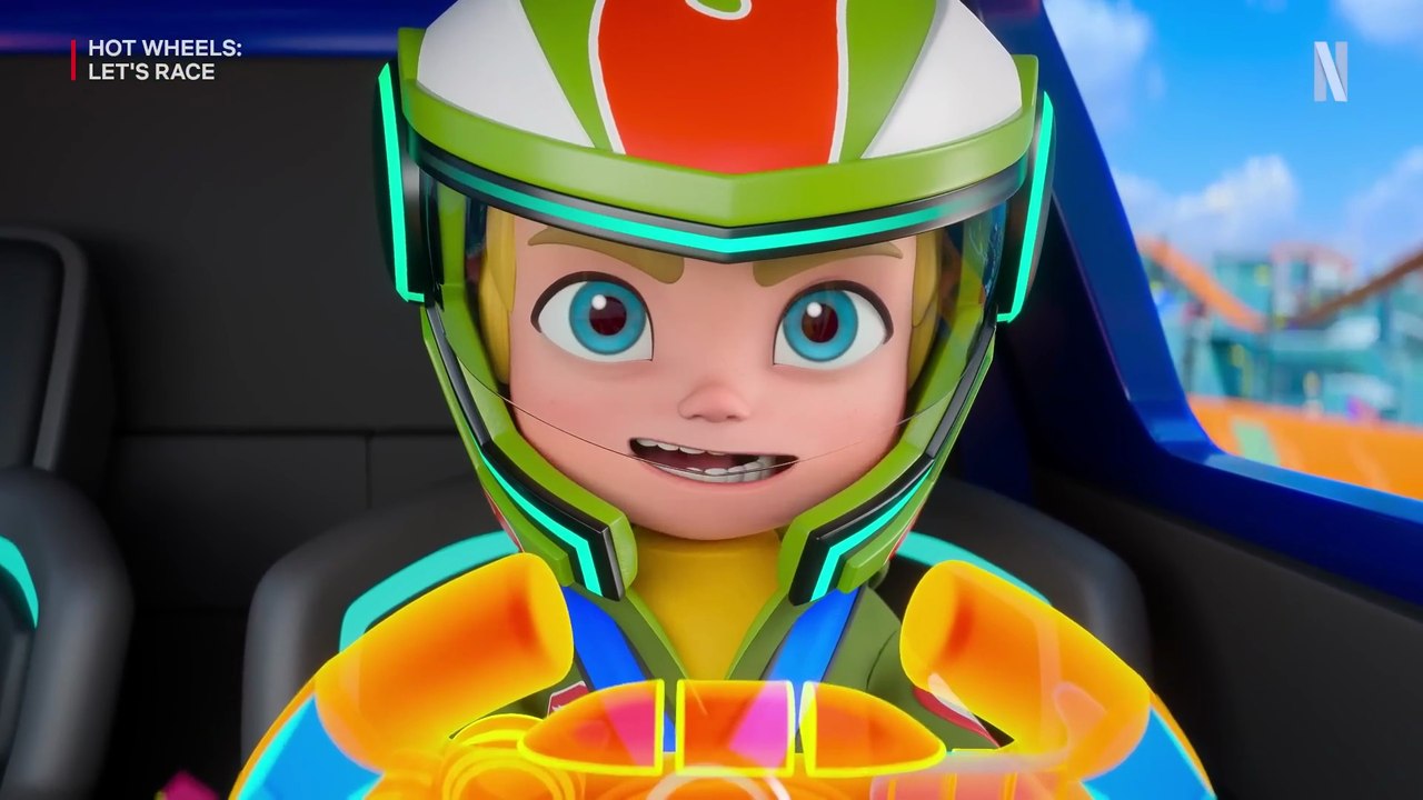 Mac and Mega-Wrex's Monster Truck Challenge 🔥 Hot Wheels Let's Race _ Netflix Jr