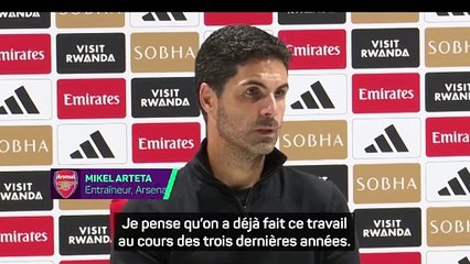 Arteta : "Prêts à lutter pour le titre"