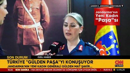Jandarma'nın yeni kadın generali: Türkiye "Gülden Paşa"yı konuşuyor! Hikayesini CNN TÜRK'te anlattı